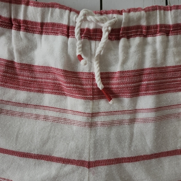 POLO Ralph Lauren Striped Red and White Women's Cotton Shorts Size Petite Small - Picture 3 of 14